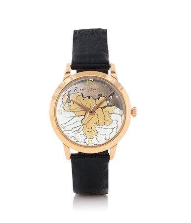 UNIVERSALUNIVERSAL GENEVE ANNI '50.C. n. 1613611 in oro rosa 18 kt. Q. con...