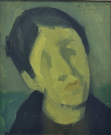 BARNABE' DUILIO I 1914-1961 "Figura" 1947 26,5x21,5 olio su cartone telato...