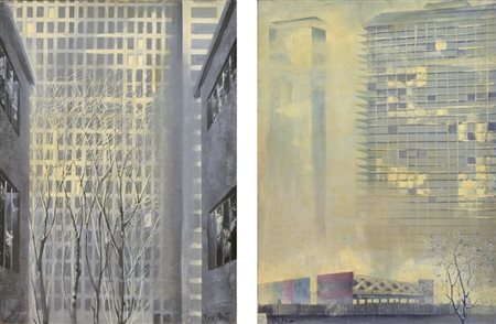 PONTI PINO Venezia 1905 - 1999 "La grande casa" "Quartiere nuovo" Lotto di...