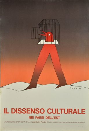 FOLON JEAN-MICHEL Uccle (BE) 1934 - 2005 Principato di Monaco "Il dissenso...