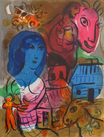 CHAGALL MARC Vitebsk (URSS) 1887 - 1985 Saint-Paul de Vence (F) "Hommage à...