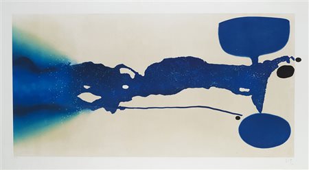 Victor Pasmore (Chelsham 1908 - Gudja 1998) - "Stromboli" 1980 acquaforte e...