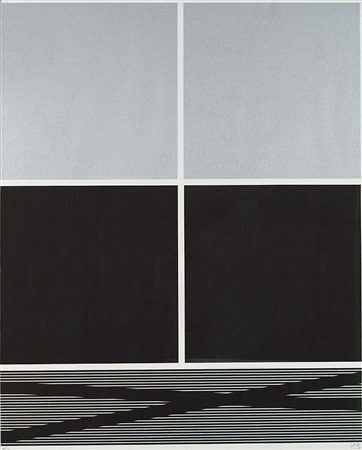 Jesus Rafael Soto (Bolivar 1923 - Parigi 2005) - "Senza titolo" Serigrafia,...