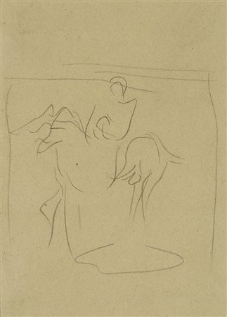 Lucio Fontana (Rosario Di Santa Fé 1899 - Comabbio 1968) - "Senza titolo"...