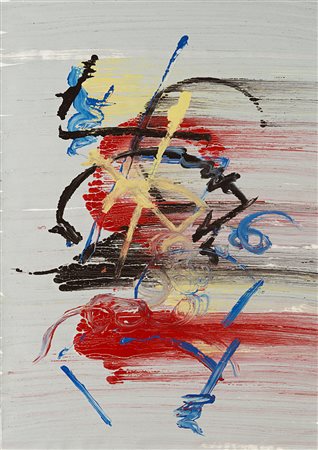 Luciano Bartolini (Fiesole 1948 - Milano 1994) - "Senza titolo" 1983 olio su...