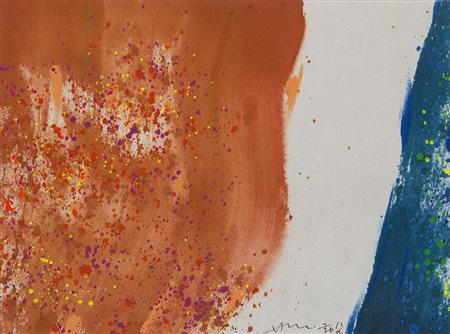 Chin Hsiao (Shanghai 1935) - "Caduta dal cielo-20" acrilico su tela, cm...