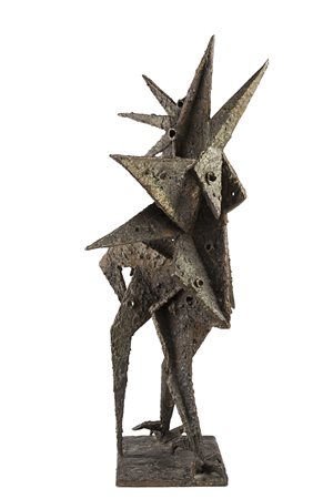 Agenore Fabbri (Pistoia 1911 - Savona 1998) - "Gallaccio" 1957 scultura in...