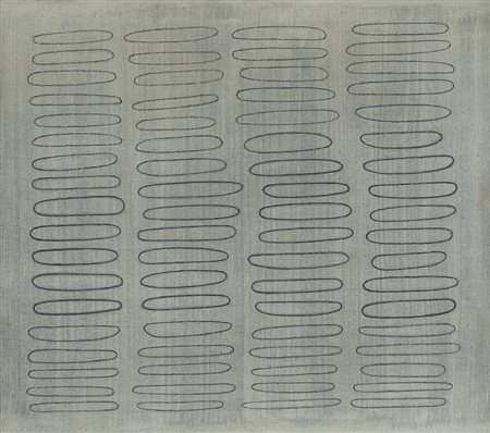 Bice Lazzari (Venezia 1900 - Roma 1981) - "Ritmo" 1966 tecnica mista su tela,...