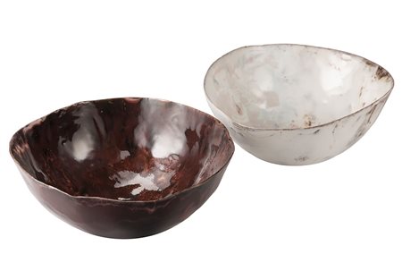 Fausto Melotti (Rovereto 1901 - Milano 1986) - "Coppette" 1965 ca due...