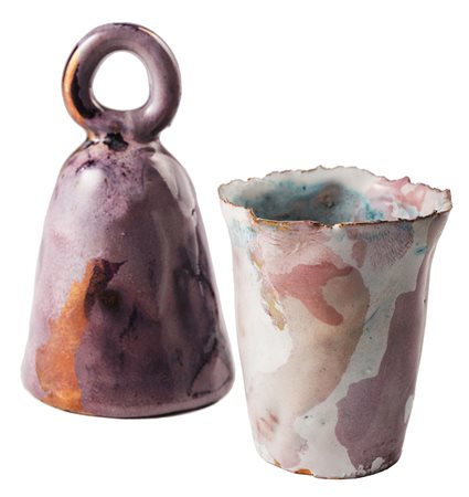 Fausto Melotti (Rovereto 1901 - Milano 1986) - "Bomboniera e campanella" 1968...