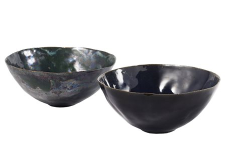 Fausto Melotti (Rovereto 1901 - Milano 1986) - "Coppette" 1965 ca due...