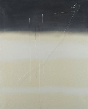 Valentino Vago (Barlassina (MI) 1931) - "Senza titolo" 1974 olio su tela, cm...