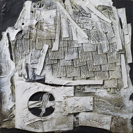 Lucio Del Pezzo (Napoli 1933) - "Piccole arche" 1960 assemblage di legni e...