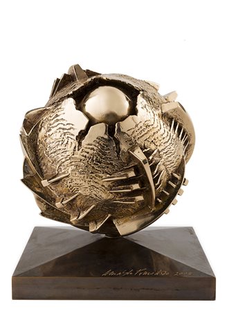 Arnaldo Pomodoro (Morciano Di Romagna 1926) - "Sfera" 2003 scultura in...