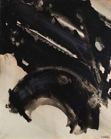 Gianni Bertini (Pisa 1922 - Caen 2010) - "Triomphe des esperides" 1961 olio...