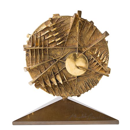 Arnaldo Pomodoro (Morciano Di Romagna 1926) - "Disco" 1983-84 scultura in...
