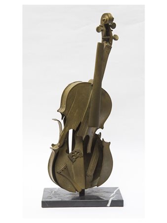 Arman (Nizza 1928 - New York 2005) - "Le tombeau de Paganini" 1979 scultura...