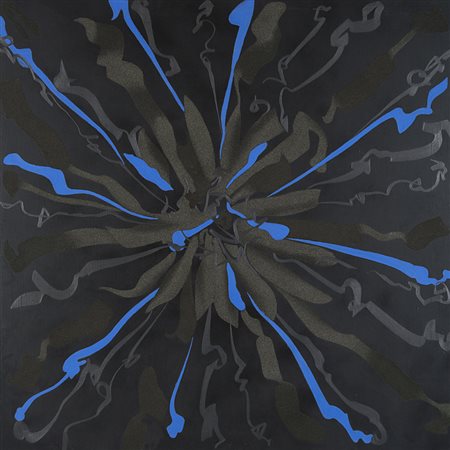 Agostino Ferrari (Milano 1938) - "Evento esplosione" 1987 acrilco e sabbia su...