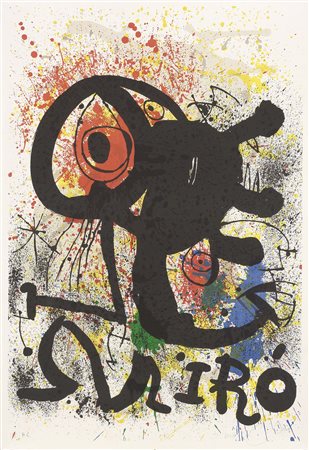 Joan Miró Barcellona 1893 - Palma di Maiorca 1983 Manifesto per l'esposizione...