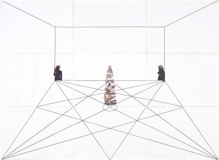 Giulio Paolini Genova 1940 Palais de Thes Litoserigrafia, es. 12/99, cm....