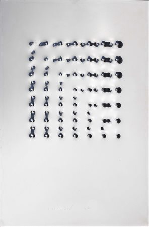 Enrico Castellani Castelmassa (Ro) 1930 Senza titolo Estroflessione su...