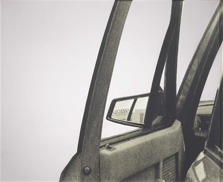 Michelangelo Pistoletto Biella 1933 Fiat Ritmo, 1978 Serigrafia su acciaio...