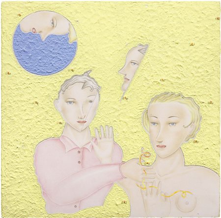 Luca Alinari Firenze 1943 Un Dio nella sua forma liquida, 2006 Acrilico e...