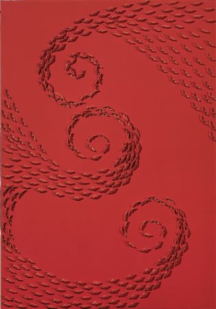 Riccardo Gusmaroli Verona 1963 Vortice rosso, 2009 Acrilico e collage su...