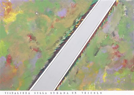 Renato Mambor Roma 1936 - 2014 Quadro incompleto. Sulla strada, 2006 Tecnica...