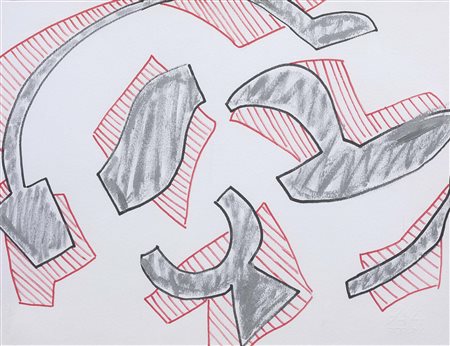 Carla Accardi Trapani 1924 - Roma 2014 Disegno, 2005 Tecnica mista su carta,...