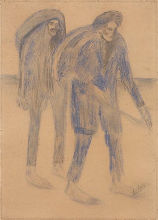 Lorenzo Viani Viareggio (Lu) 1882 - Ostia (Roma) 1936 Gli arsellari, 1913-15...