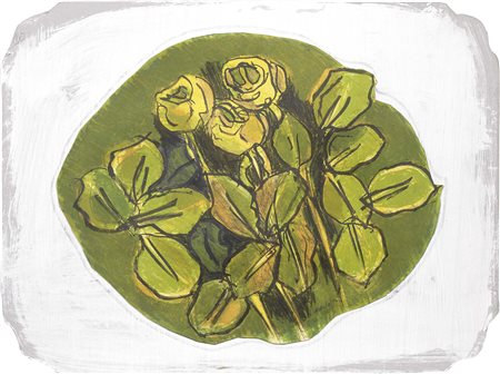 Ennio Morlotti Lecco 1910 - Milano 1992 Vegetazione Tecnica mista su...