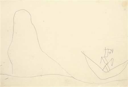 Osvaldo Licini Monte Vidon Corrado (Ap) 1894 - 1958 Senza titolo Matita su...