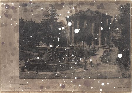 Luca Pignatelli Milano 1962 Tempio di Vesta, 2001 Tecnica mista su tela...