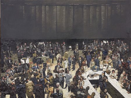 Massimo Giannoni Empoli 1954 Senza titolo, 1999 Olio su tela, cm. 151x200...