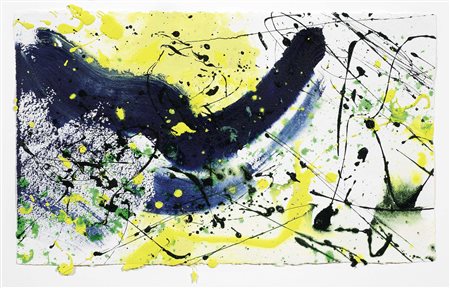 Sam Francis San Mateo 1923 - Santa Monica 1994 SF 89-162, 1989 Acrilico su...