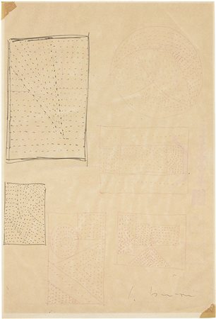 Lucio Fontana Rosario Santa Fè 1899 - Varese 1968 Studi per «Concetto...