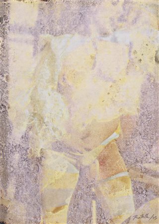 Mimmo Rotella Catanzaro 1918 - Milano 2006 Senza titolo, 1973 Effaçage, cm....