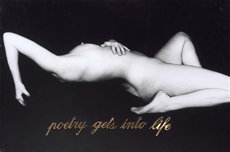 Eugenio Miccini Firenze 1925 - 2007 Poetry gets into life, 1996 Foto e...