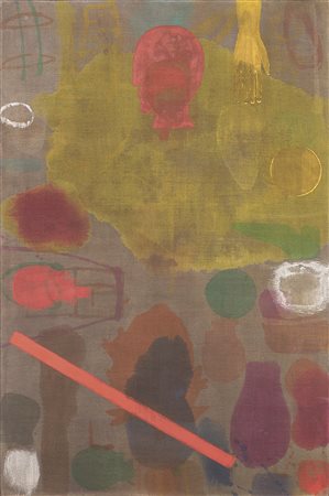 Mimmo Paladino Paduli (Bn) 1948 Senza titolo, 2007 Olio su tela, cm. 196x130...