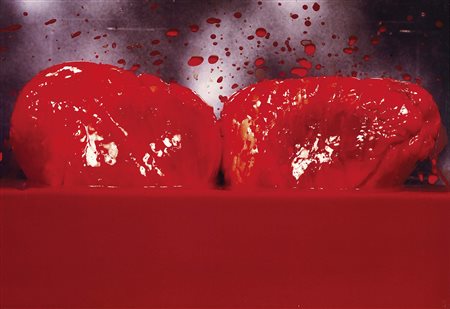 Andres Serrano New York 1950 Two Hearts, 1985 Cibachrome, es. 5/10, cm....