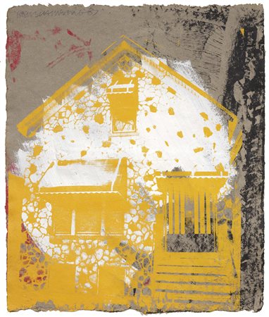 Robert Rauschenberg Port Arthur 1925 - New York 2008 Stone ticket (Passes),...