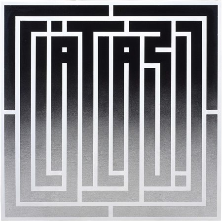 L'Atlas Francia 1978 Fade Away, 2014 Smalto e spray su tela, cm. 100x100...