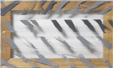 Carla Accardi Trapani 1924 - Roma 2014 Segni grigi, 1972 Vernice su sicofoil,...