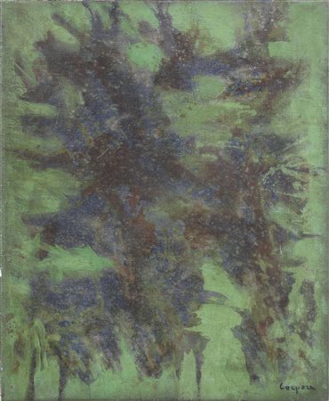 Antonio Corpora Tunisi 1909 - Roma 2004 Senza titolo, 1965 Olio su tela, cm....