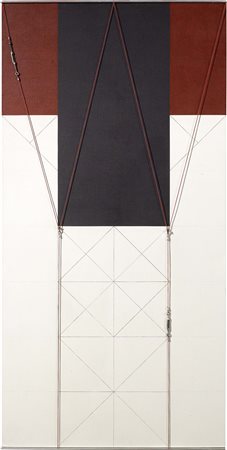 Gianfranco Pardi Milano 1933 - 2012 Architettura, 1974 Acrilico e cavi su...