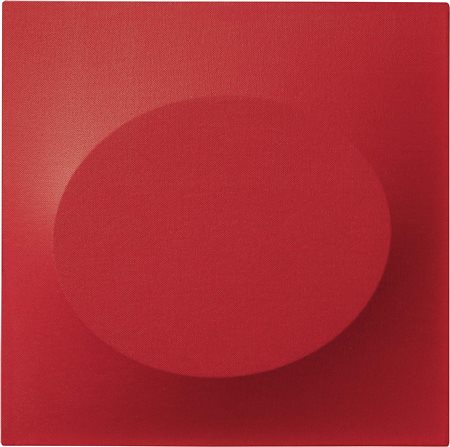 Turi Simeti Alcamo (Tp) 1929 Un ovale rosso, 2010 Acrilico su tela sagomata,...
