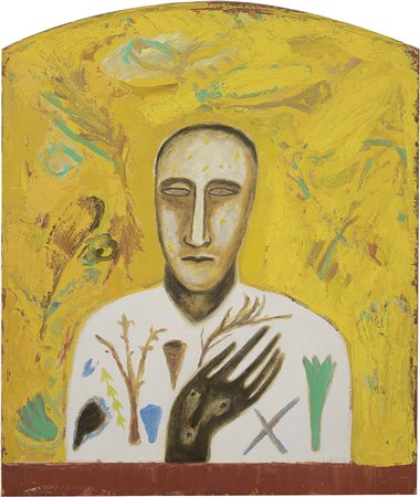 Mimmo Paladino Paduli (Bn) 1948 Senza titolo (Notte di Pasqua), 1994 Olio su...