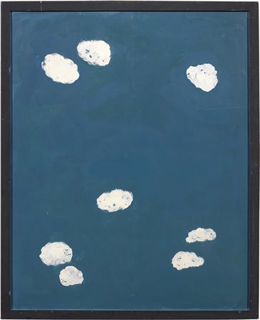 Tano Festa Roma 1938 - 1987 La voce del vento, 1972 Smalto su tavola, cm....