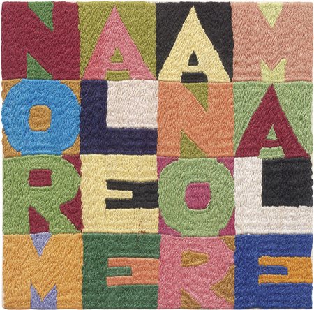 Alighiero Boetti Torino 1940 - Roma 1994 Normale e anormale, 1989 ca. Ricamo...